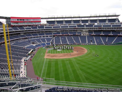 Seat view from section 236 at Nationals Park, home of the Washington Nationals