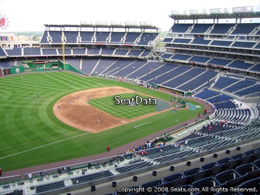 Seat view from section 305 at Nationals Park, home of the Washington Nationals