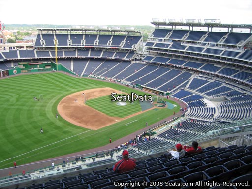 Seat view from section 404 at Nationals Park, home of the Washington Nationals