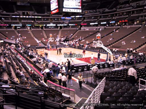 Seat view from section 142 at the Pepsi Center, home of the Denver Nuggets