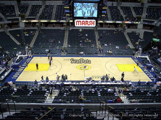 Seat view from section 104 at Bankers Life Fieldhouse, home of the Indiana Pacers