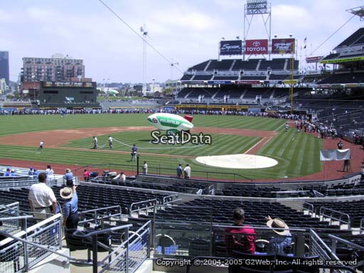 Seat view from section C at Petco Park, home of the San Diego Padres