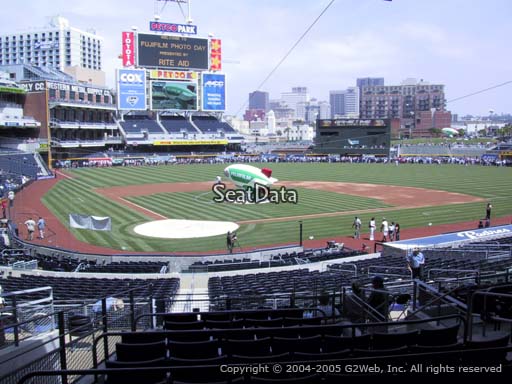 Seat view from section I at Petco Park, home of the San Diego Padres