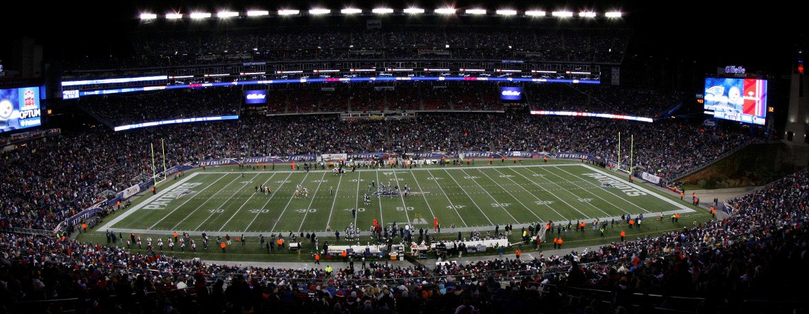Seat view from Putnam Club Section 10 at Gillette Stadium, home of the New England Patriots