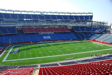 Seat view from Putnam Club Section 12 at Gillette Stadium, home of the New England Patriots