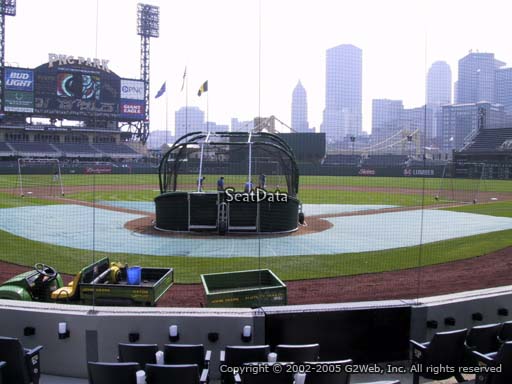 Seat view from section 16 at PNC Park, home of the Pittsburgh Pirates
