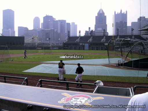 Seat view from section 20 at PNC Park, home of the Pittsburgh Pirates