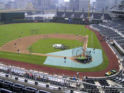 Seat view from section 220 at PNC Park, home of the Pittsburgh Pirates
