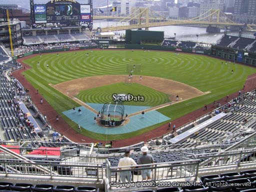 Seat view from section 314 at PNC Park, home of the Pittsburgh Pirates