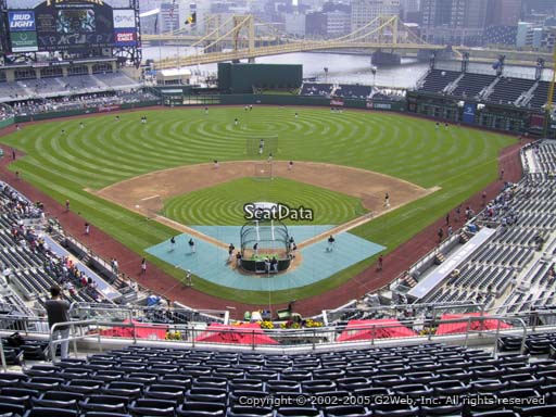 Seat view from section 316 at PNC Park, home of the Pittsburgh Pirates