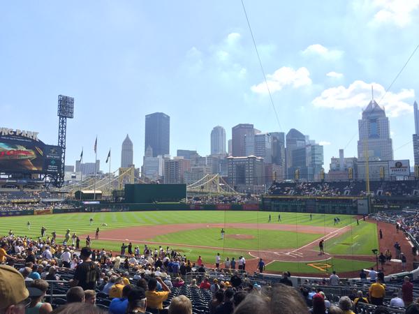 View of Pittsburgh Skyline from PNC Park.