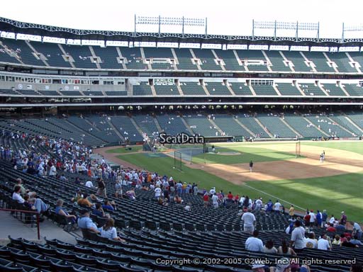 Seat view from section 137 at Globe Life Park in Arlington, home of the Texas Rangers