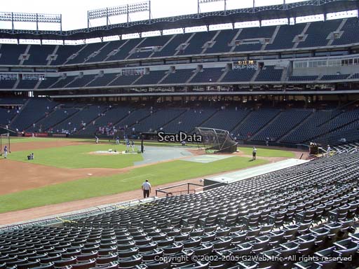Seat view from section 16 at Globe Life Park in Arlington, home of the Texas Rangers