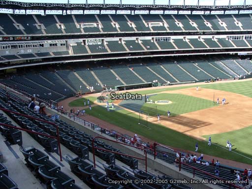 Seat view from section 238 at Globe Life Park in Arlington, home of the Texas Rangers