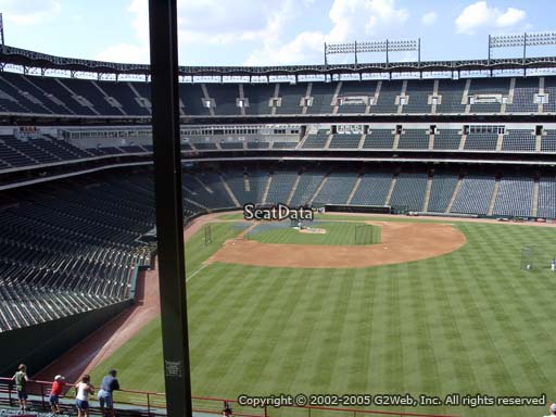Seat view from section 248 at Globe Life Park in Arlington, home of the Texas Rangers