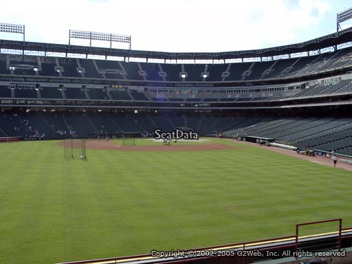 Seat view from section 4 at Globe Life Park in Arlington, home of the Texas Rangers