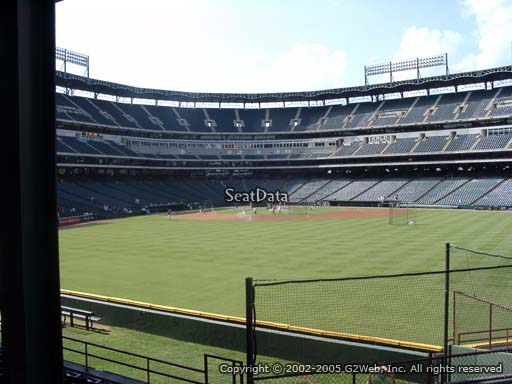Seat view from section 50 at Globe Life Park in Arlington, home of the Texas Rangers