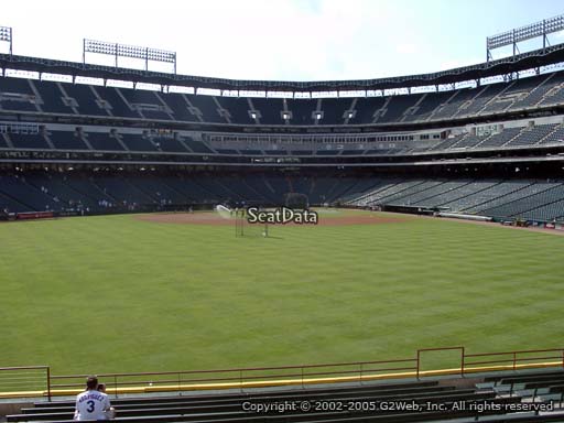 Seat view from section 53 at Globe Life Park in Arlington, home of the Texas Rangers