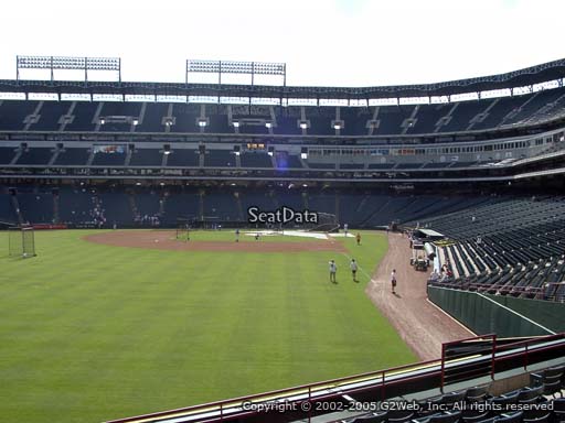 Seat view from section 8 at Globe Life Park in Arlington, home of the Texas Rangers
