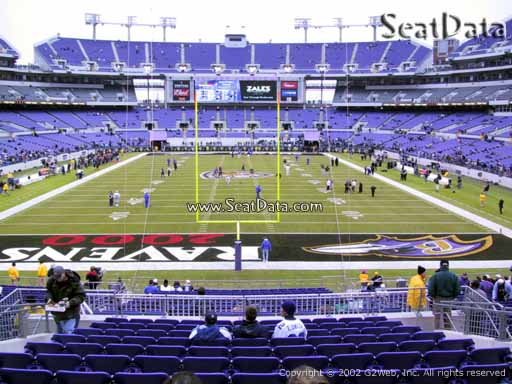 View from Section 140 at M&T Bank Stadium, Home of the Baltimore Ravens