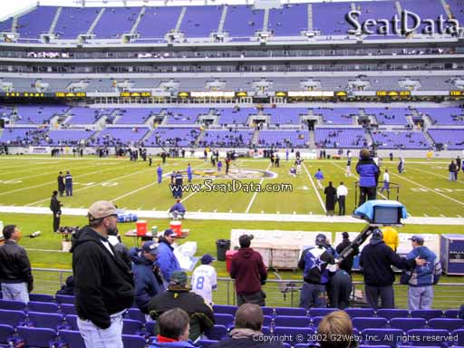 View from Section 153 at M&T Bank Stadium, Home of the Baltimore Ravens