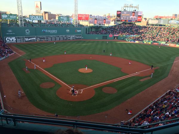 View from the State Street Pavilion Club at Fenway Park