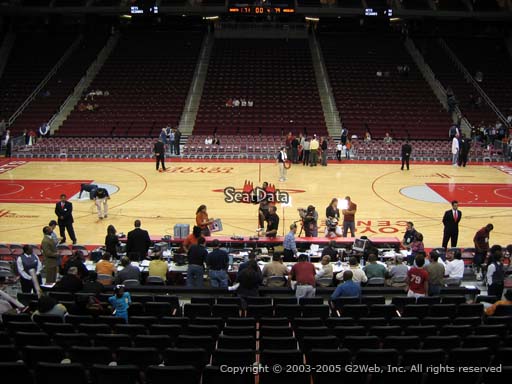 Seat view from section 120 at the Toyota Center, home of the Houston Rockets