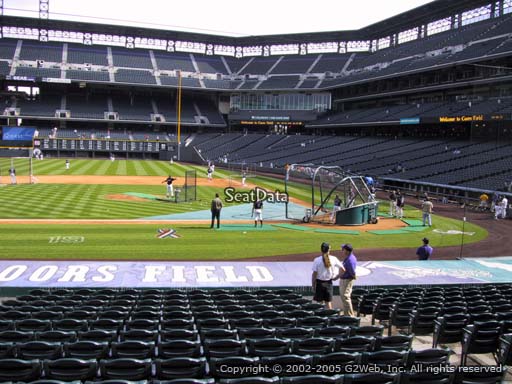 Seat view from section 137 at Coors Field, home of the Colorado Rockies