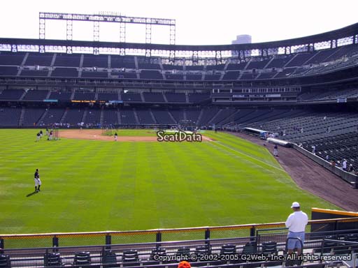 Seat view from section 152 at Coors Field, home of the Colorado Rockies