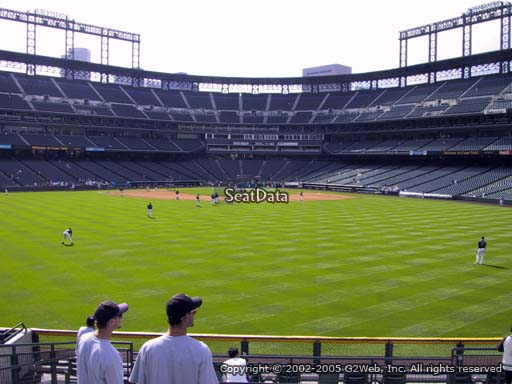 Seat view from section 160 at Coors Field, home of the Colorado Rockies
