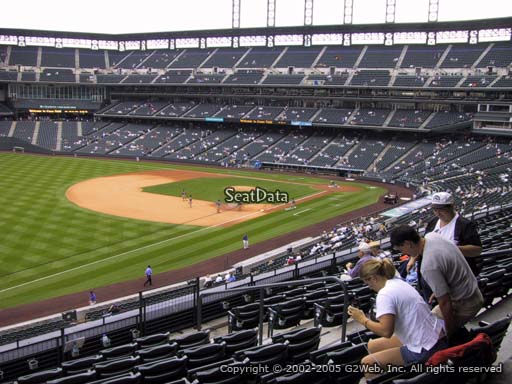 Seat view from section 246 at Coors Field, home of the Colorado Rockies