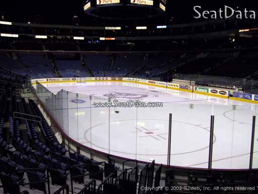 Seat view from section 113 at KeyBank Center, home of the Buffalo Sabres