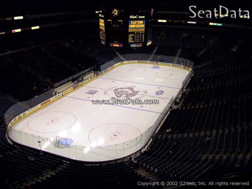 Seat view from section 325 at KeyBank Center, home of the Buffalo Sabres