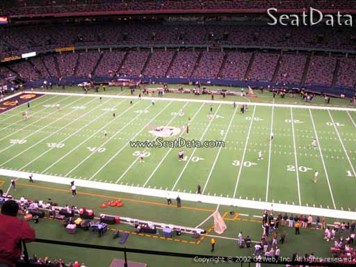 Seat view from section 511 at the Mercedes-Benz Superdome, home of the New Orleans Saints