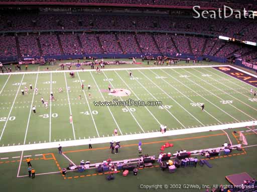 Seat view from section 519 at the Mercedes-Benz Superdome, home of the New Orleans Saints