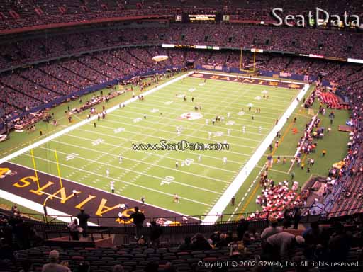 Seat view from section 624 at the Mercedes-Benz Superdome, home of the New Orleans Saints