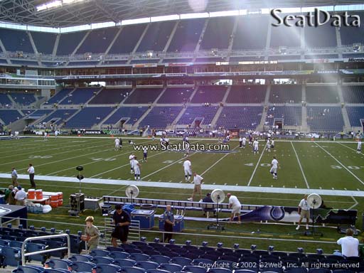 Seat view from section 108 at CenturyLink Field, home of the Seattle Seahawks