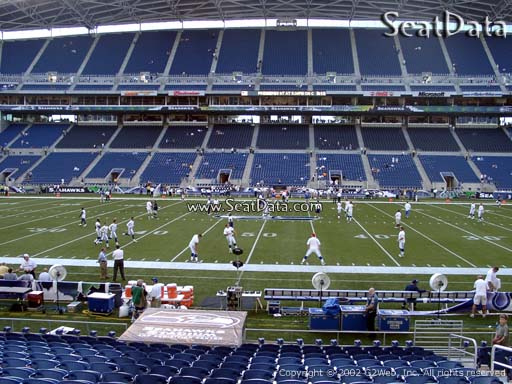 Seat view from section 109 at CenturyLink Field, home of the Seattle Seahawks