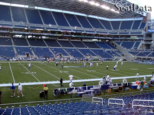 Seat view from section 111 at CenturyLink Field, home of the Seattle Seahawks