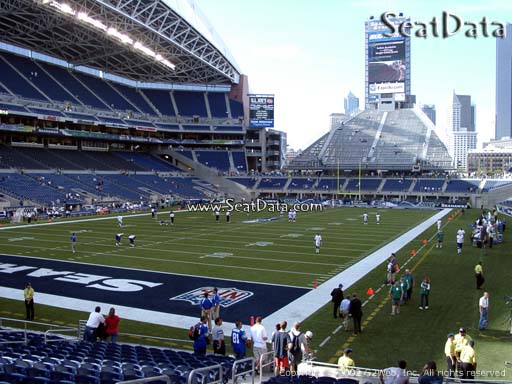 Seat view from section 118 at CenturyLink Field, home of the Seattle Seahawks