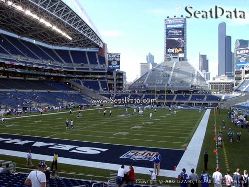 Seat view from section 119 at CenturyLink Field, home of the Seattle Seahawks