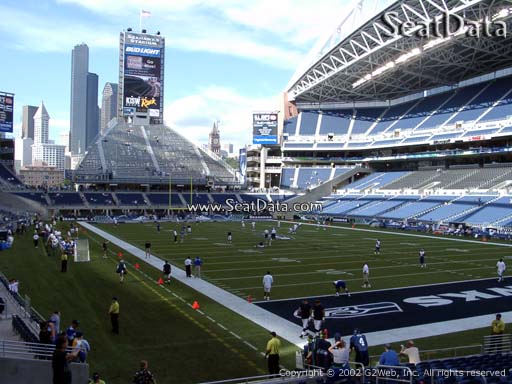 Seat view from section 126 at CenturyLink Field, home of the Seattle Seahawks