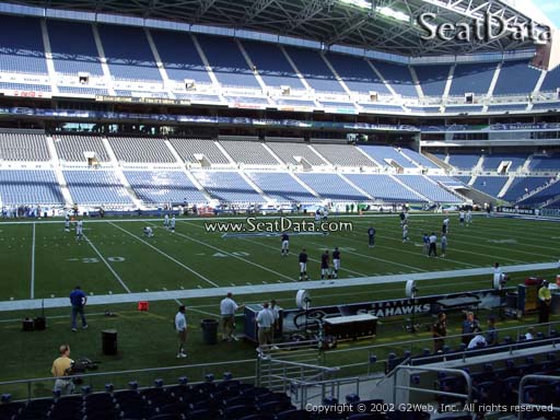 Seat view from section 137 at CenturyLink Field, home of the Seattle Seahawks