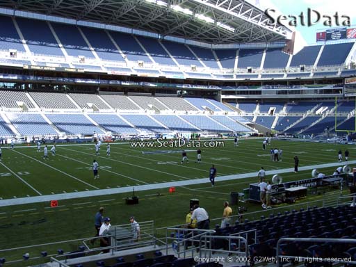 Seat view from section 138 at CenturyLink Field, home of the Seattle Seahawks