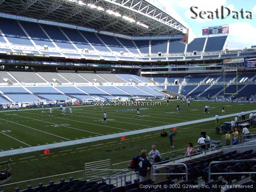 Seat view from section 139 at CenturyLink Field, home of the Seattle Seahawks