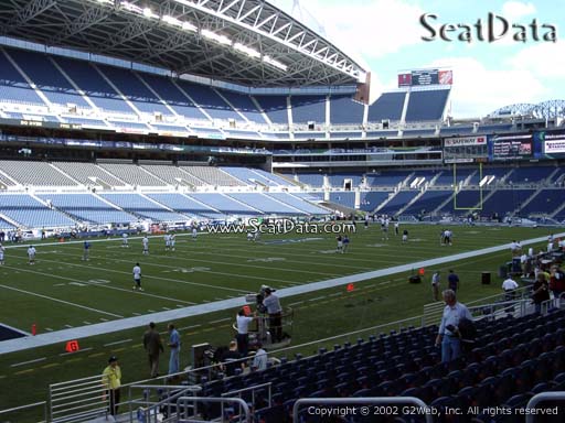 Seat view from section 140 at CenturyLink Field, home of the Seattle Seahawks