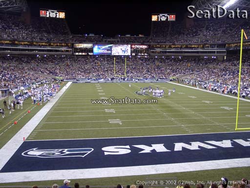 Seat view from section 150 at CenturyLink Field, home of the Seattle Seahawks