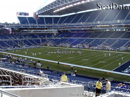 Seat view from section 204 at CenturyLink Field, home of the Seattle Seahawks