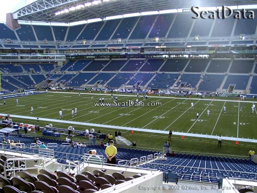 Seat view from section 206 at CenturyLink Field, home of the Seattle Seahawks