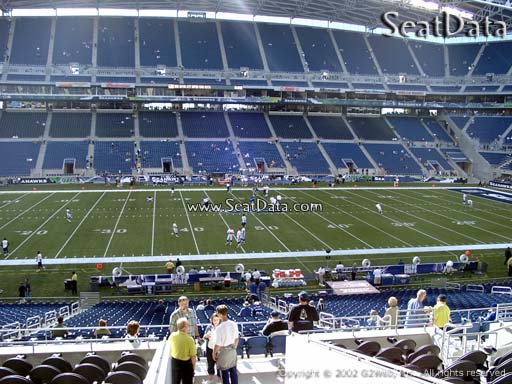 Seat view from section 210 at CenturyLink Field, home of the Seattle Seahawks